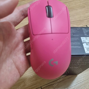 로지텍 지슈라2 덱스 마우스 핑크색