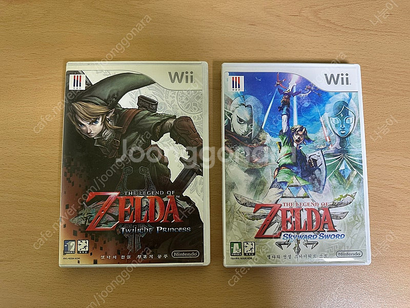 닌텐도 Wii 본체, Wii 젤다 게임 2종--7