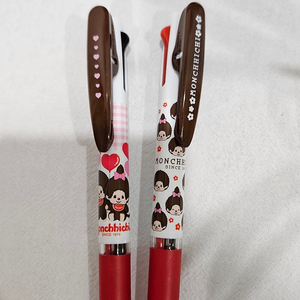 몬치치 제트스트림 볼펜 파우치 키링 필통