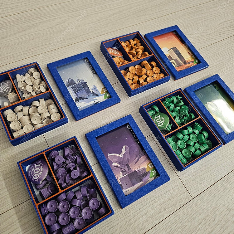 세티 보드게임(미개봉)+오거나이저+컴포넌트+LED--7