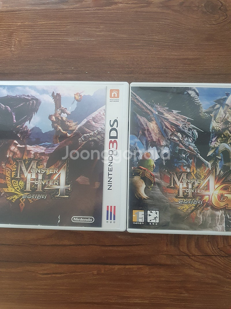 닌텐도 3DS 몬스터 헌터 4+4G 판매합니다--0