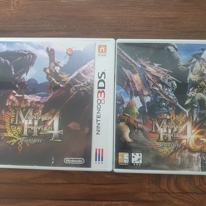닌텐도 3DS 몬스터 헌터 4+4G 판매합니다