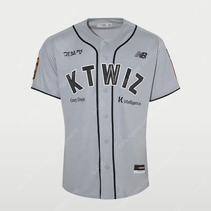 KT위즈 25년 그레이데이 어센틱 유니폼 110(2XL