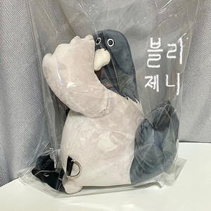새상품)짐승친구들 새대갈 인형 가방 백팩 팬싸템