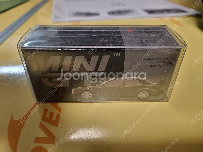 mini gt 벤츠 190E 블랙 (164번) 미개봉 ...--1