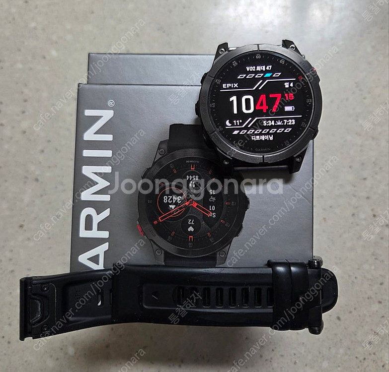 Garmin 가민 에픽스 epix Gen2 블랙 티타늄--0