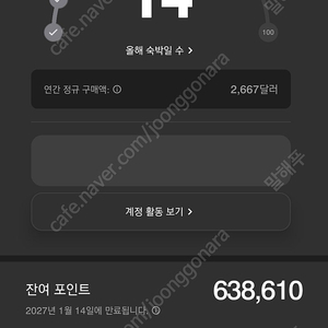 메리어트 본보이 포인트 양도합니다.