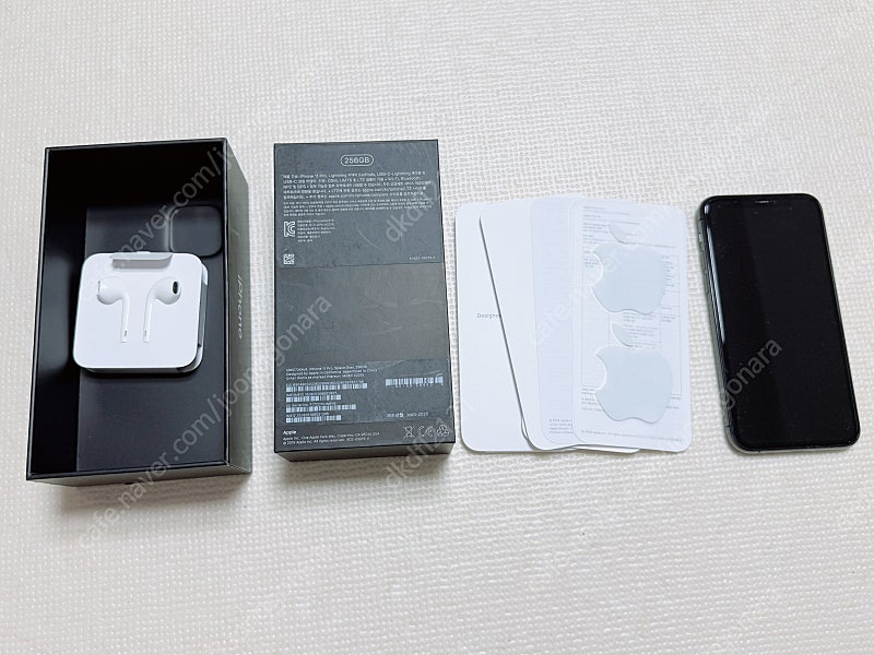 ( 국내 애플샵 정품 ) 아이폰 11 프로 pro 블랙 / 스페이스 그레이 256GB 팝니다.--3