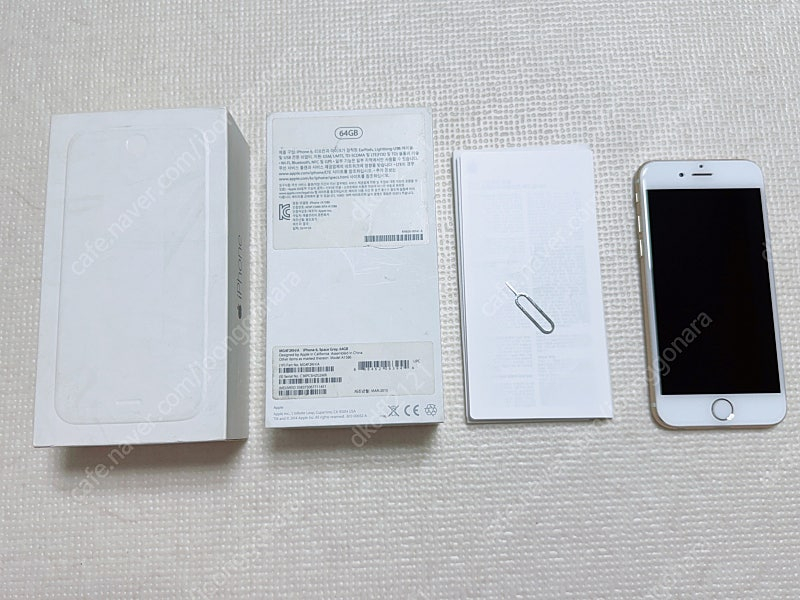 아이폰6 화이트/골드 64GB 팝니다.--2