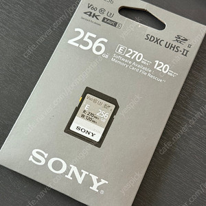 소니 256GB SD카드 SF-E256