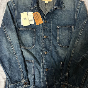 Rrl 엔지니어 자켓 L(m으로 교환 가능)/ 더블알엘 데님 초어 코트