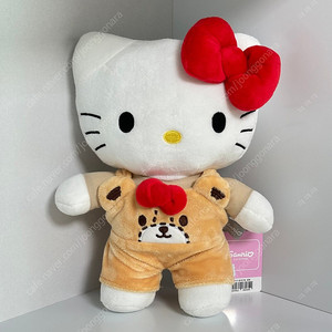 산리오 헬로키티 멜빵 인형 25cm