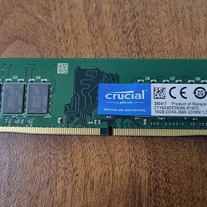 crucial ddr4 pc4-2666 16g 램 수량 판매합니다