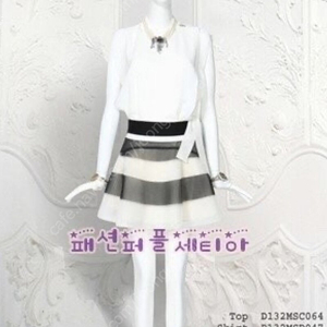 (거의 새것) 듀엘 매쉬 스커트 55