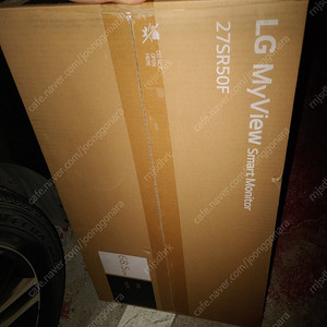 LG 27인치 MyView 스마트모니터 27SR50FG 27SR50F 팝니다 미개봉 새제품 그린색상
