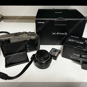 후지필름 X-Pro3 듀라실버 + XF27mmF2.8 R WR + EF-X8 플래시