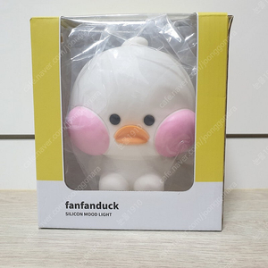 (미사용)빵빵덕오리 무선 실리콘 무드등