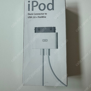 iPod usb2.0+Firewire (M9126G/A) 케이블