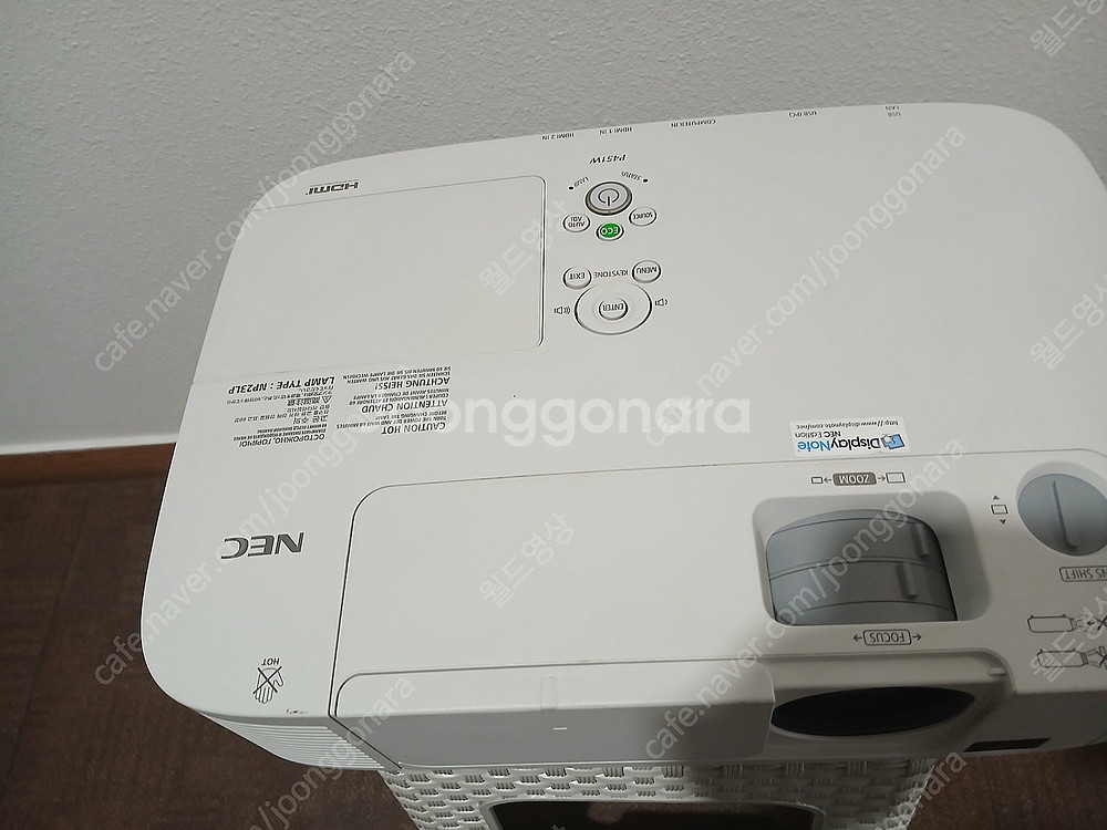 4500안시 nec p451w 신품성능 중고 빔프로젝터...--1