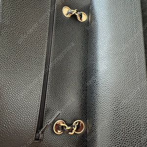 샤넬 클래식 금장(캐비어/블랙)