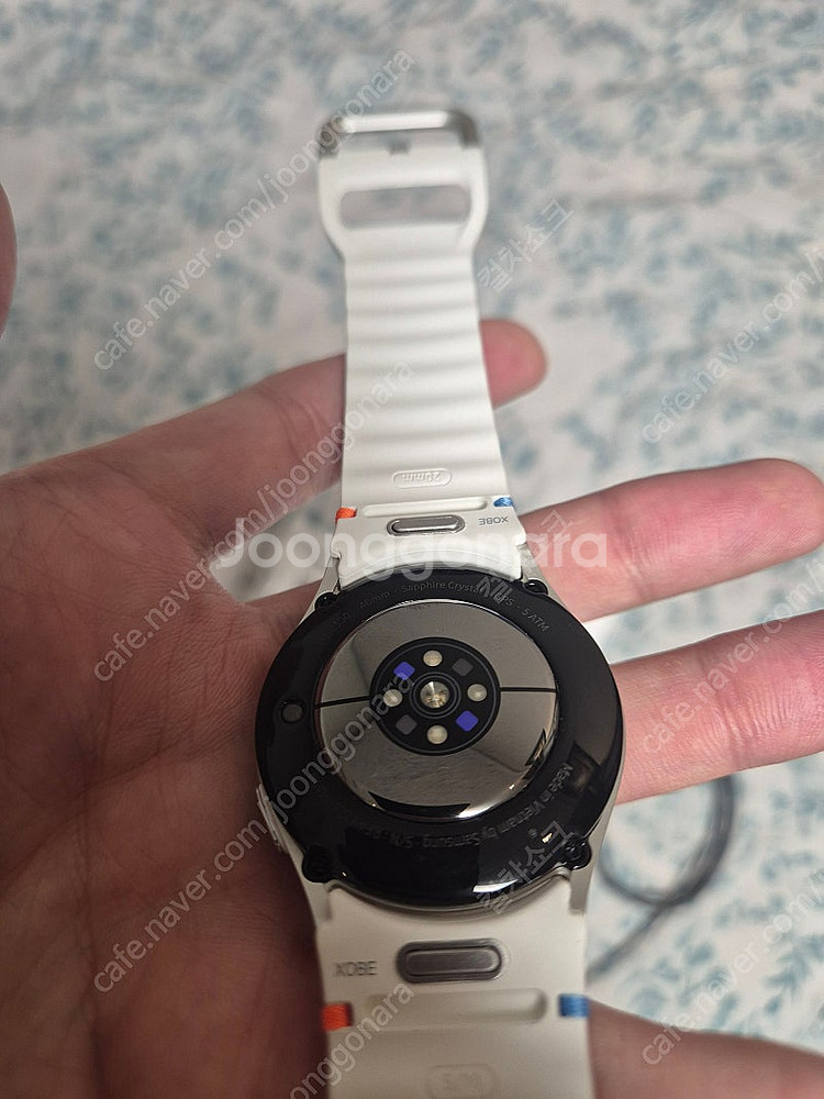 갤럭시워치7 40MM 블루투스 40미리 WIFI 크림색...--4
