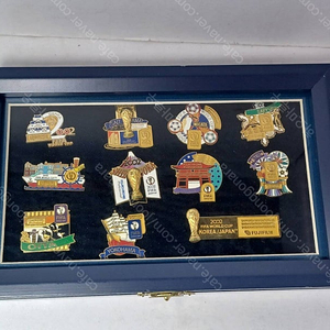 2002 한일 월드컵 기념 개최도시 뱃지 (후지필름)