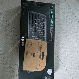 로지텍 MX KEYS Mini 블루투스 무선 키보드 (그래파이트) + 볼트usb 리시버판매