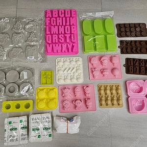실리콘 몰드 15종 DIY 석고방향제 몰드 양초몰드 레진공예몰드