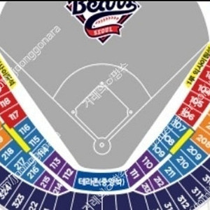 (통로석) 7일 LG 3루 네이비 326블럭 2연석 4연석