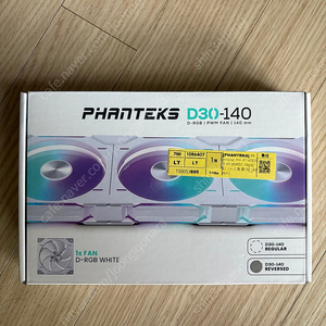 Phanteks PH-F140D30 화이트 리버스팬 판매합니다