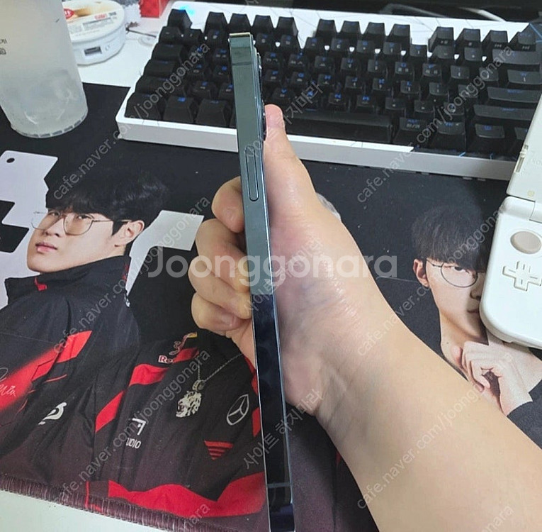 아이폰12 pro max 256 퍼시픽 블루 팔아요--5