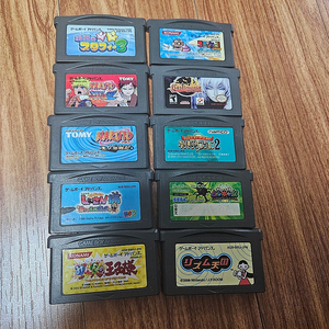 닌텐도 GBA 게임팩 10개 일괄 9만