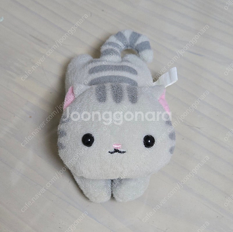 고전 빈티지 회색 고양이 인형--0