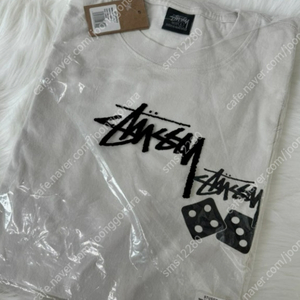 (새상품)스투시다이스 피그먼트 반팔(S,M,L,XL/블랙,크림)