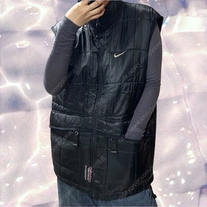 00s 나이키 ACG 패딩 조끼 베스트 블랙 100