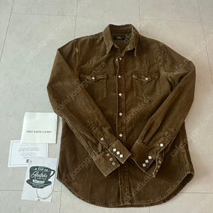 RRL 더블알엘 코듀로이 웨스턴 셔츠 M