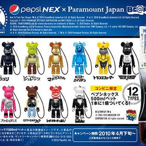 PEPSI NEX 파라마운트 재팬 베어브릭 전12종 - 드래곤길들이기 탑건 붉은10월 대부1 슈렉 트랜스포머 플래쉬댄스