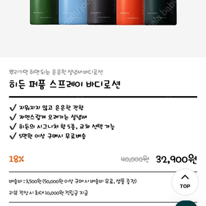 히든퍼퓸스프레이바디로션