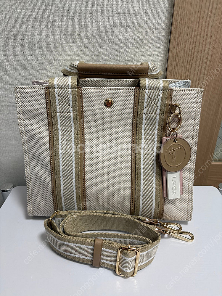 LPGA 자가드 크로스 가방(새상품)--0