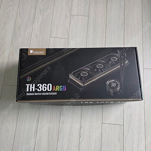 Josbo th 360 3열 수냉쿨러 블랙 색상 판매합니다
