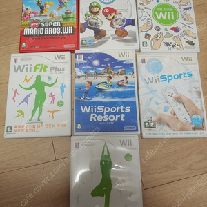 닌텐도 wii 위 CD 타이틀 7장 택포 3만