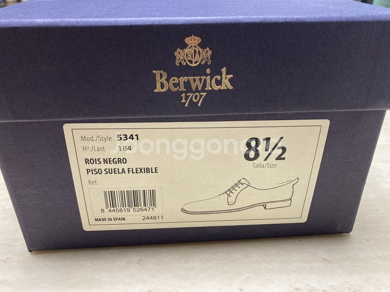 버윅 5341 (4406) UK8.5 275 Berwi...--6