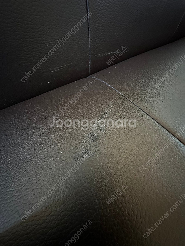 제너퍼 천연가죽 카우치 소파--3