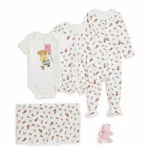 폴로 랄프로렌 베이비 베어 걸즈 기프트세트 5pcs 9개월