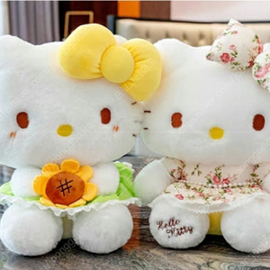 산리오 헬로키티 대형 드레스/해바라기 신상 인형