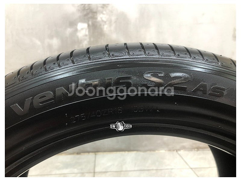 중고타이어 한국타이어 벤투스 S2AS 275/40R18...--3
