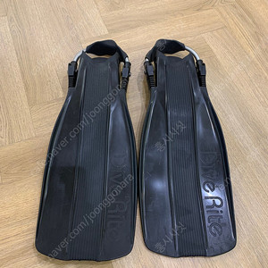 다이브라이트 XT핀 블랙 S 230~250 1회착용