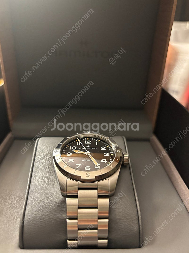해밀턴 카키필드 익스패디션 검판 37mm--4