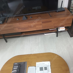 체리우드 tv 받침대