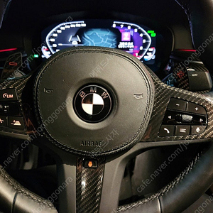 bmw 부착식 카본 팝니다(m핸들전용)